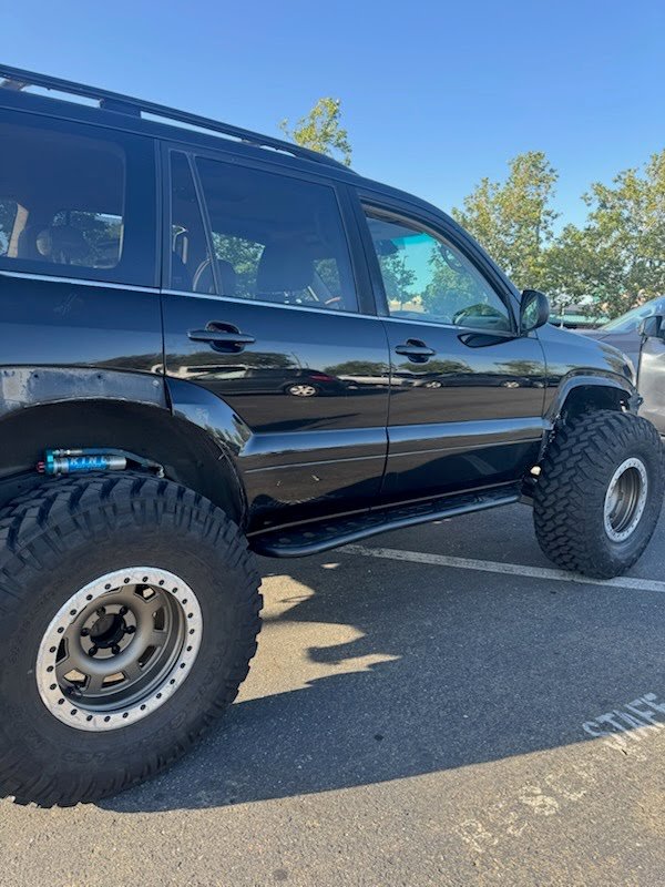 2003-2009 Lexus GX470 Bolt On Rock Sliders With Kickout