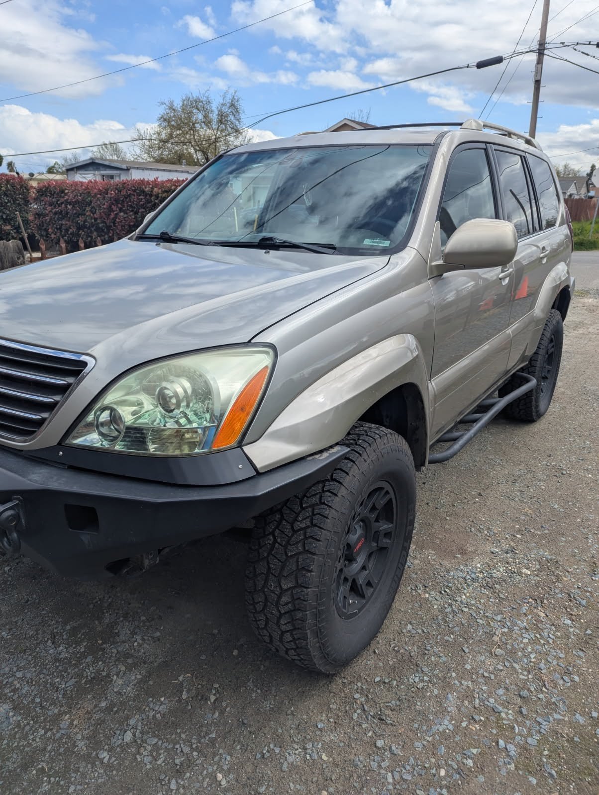 2003-2009 Lexus GX470 Bolt On Rock Sliders With Kickout