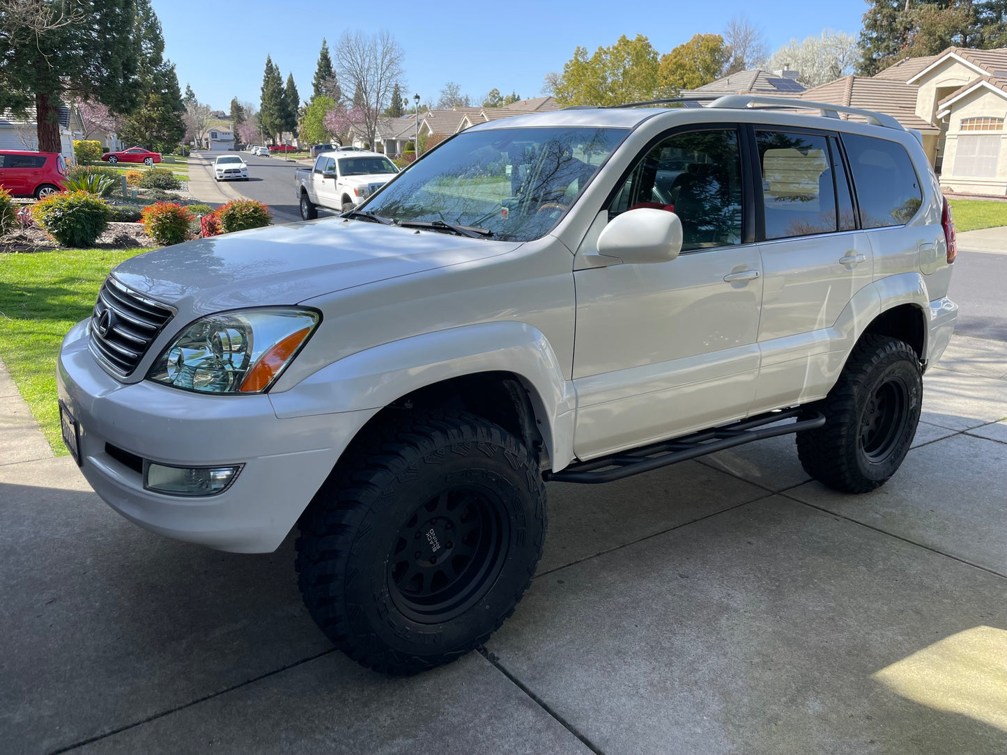 2003-2009 Lexus GX470 Bolt On Rock Sliders With Kickout