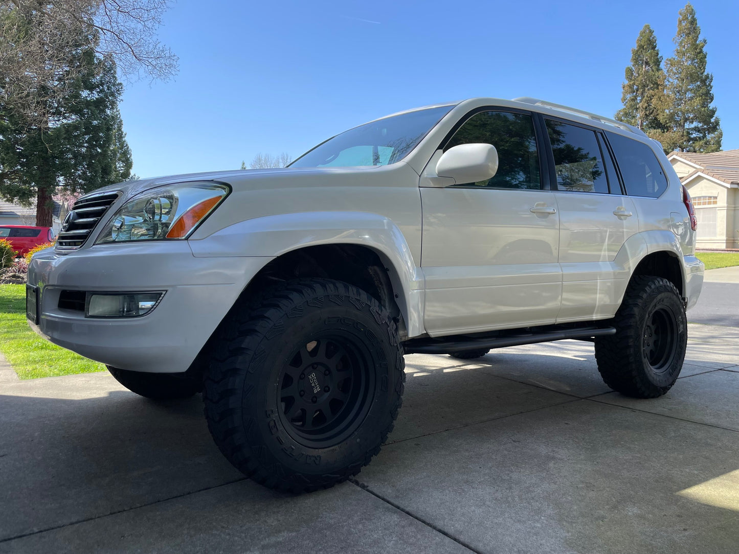 2003-2009 Lexus GX470 Bolt On Rock Sliders With Kickout