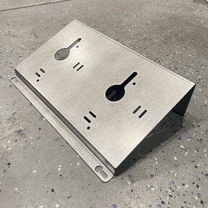 Milwaukee 2x M18 M12 Rapid Battery Charger Wall Mount Plate 20 Degree Angle For Van Truck Shop Contractor