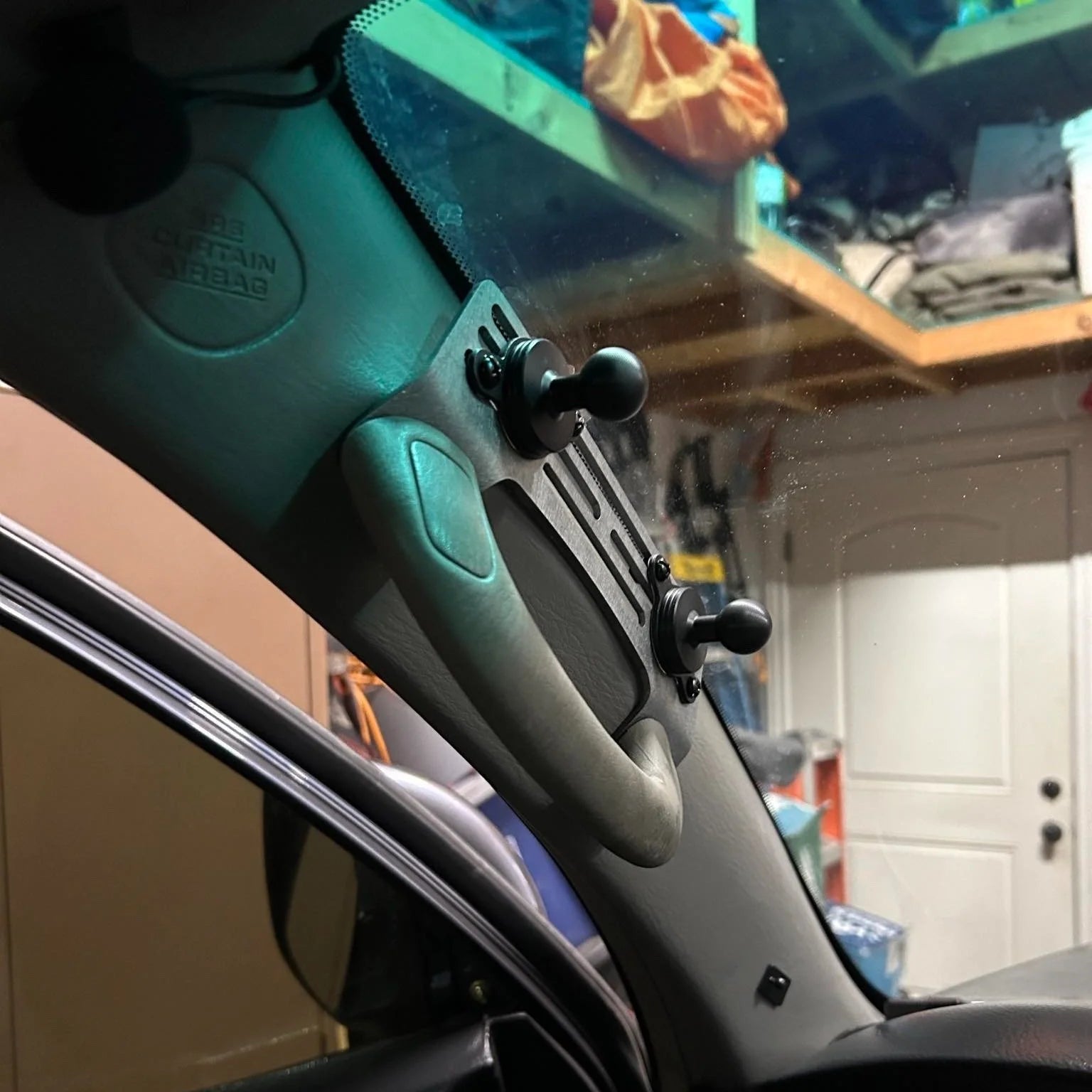 2003-2009 Lexus GX470 A-Pillar Grab Handle Accessory Mount For Phones Ham Radios Switch’s Winch Controller Overlanding